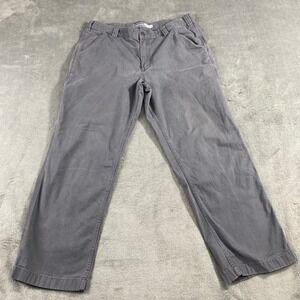 Carhartt Work Pants 36x30 Mens Relaxed Fit Gray BN2291 M Cotton Spandex Blend